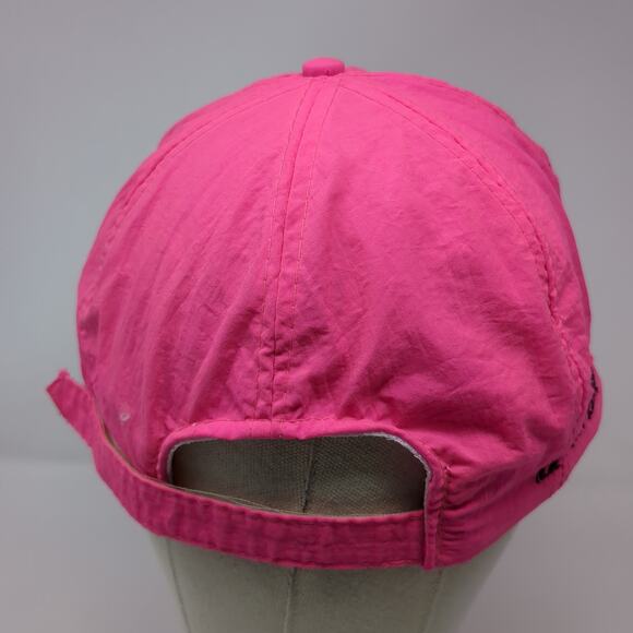 Mohr's Strapback 5 Panel Cap Pink One Size Adjustable Embroidered Rope - Picture 6 of 9